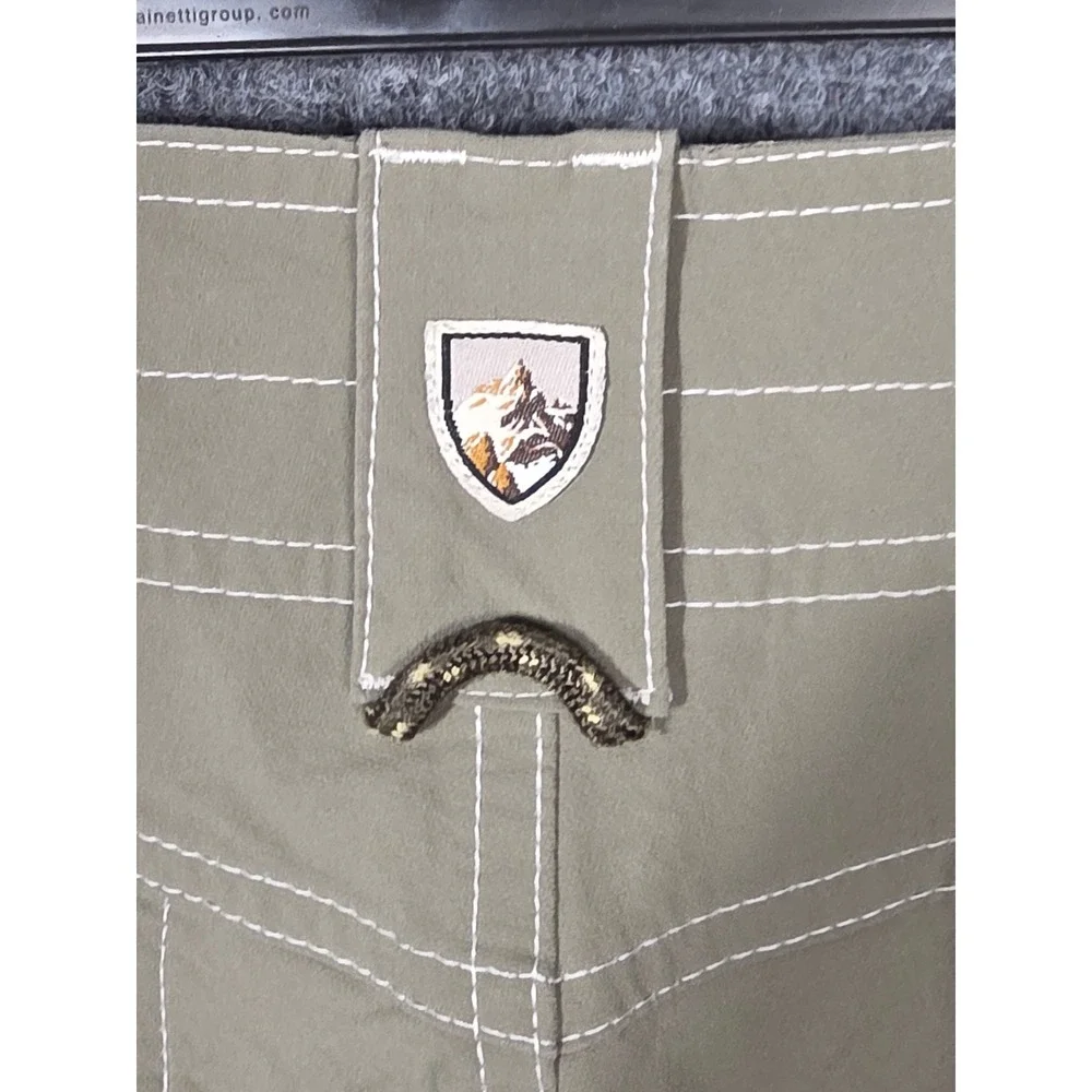 Kuhl Born In The Mountains Mens Khaki Hiking Shorts Sz 36 Utility Cargo Gorpcore